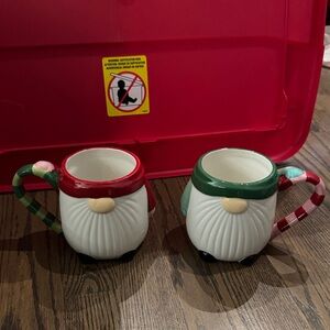 Tag Gnome Mug with Red and Green Accents